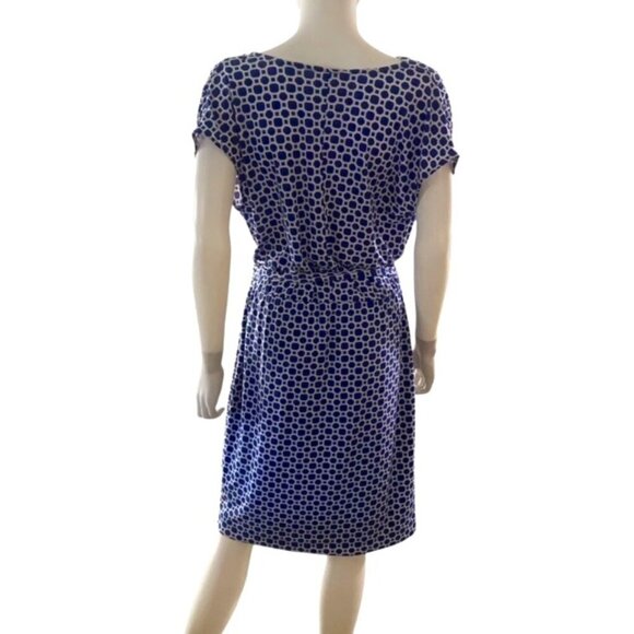 Banana Republic Blue & White Dress Medium - Picture 3 of 5